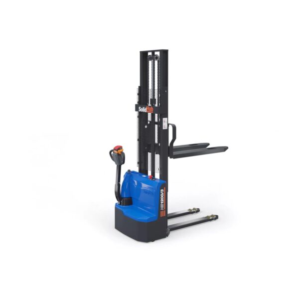 Electric stacker HE1200/3, lifting height 86 - 3.000 mm, WLL 1.200 kg, SolidHub
