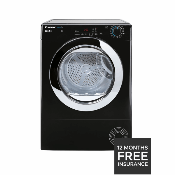 Candy CSOE C9DCGB-80 9KG Condenser Tumble Dryer - Black